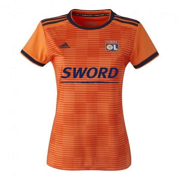Camiseta Lyon Tercera equipación Mujer 2018-2019 Naranja